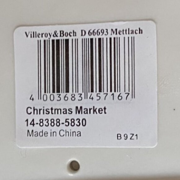 VILLEROY & BOCH, Santa Claus in Sleigh w/ Reindeer Christmas Figurine - Picture 8 of 12